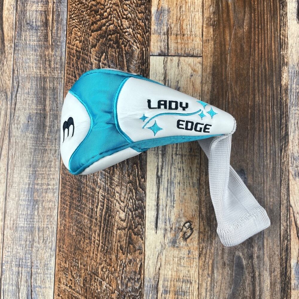 Tour Edge Lady Edge #3 Fairway White and Teal Golf Headcover